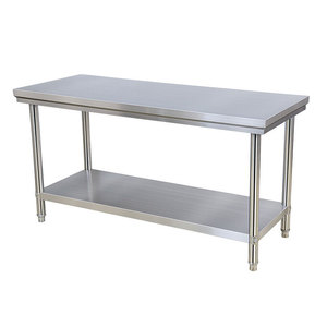โต๊ะ<span class=keywords><strong>ทำงาน</strong></span>ครัวสแตนเลส โต๊ะเตรียมอาหาร โต๊ะ<span class=keywords><strong>ทำงาน</strong></span>เชิงพาณิชย์สำหรับร้านอาหาร - Product Image 2