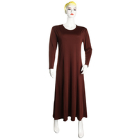 Robe longue islamique à lacets pour femmes, vêtements musulmans de base, mode moyen-orient, Abaya Burqa
