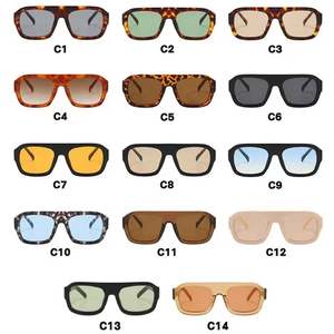 Gafas de Sol Cuadradas con Marco Pequeño, Diseño Retro y Punk, con Logotipo Personalizado 2026, Protección UV400, Coloridas con Estampado de Leopardo, para Hombre y Mujer - Product Image 5