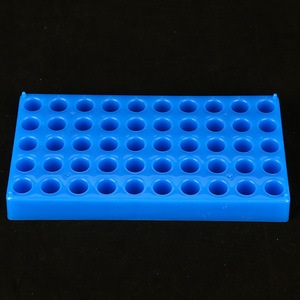 Hongbolai 50-Well Sample Bottle Rack 17mm <b>Plastic</b> Laboratory Storage Rack - Product Image 2