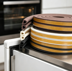 Guarnizione in espanso finestra EPDM per porta <span class=keywords><strong>e</strong></span> finestra a forma di finestra D isolamento acustico antivento striscia sigillante autoadesiva - Product Image 4