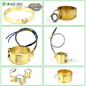 XIAOSHU 220V 195W 250W 400 Watt 500W Electric Copper Barrel Brass Band Heater Element For Plastic Machinery