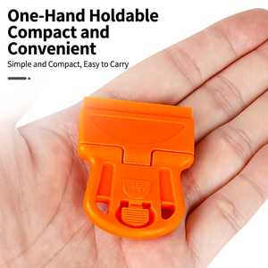 Mini Plastic Wall <b>Paper</b> Scraper Tool For Car Film Installation And Screen Cleaning With Blade - Product Image 2