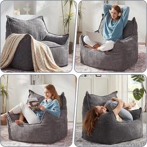 Fauteuils paresseux pour adultes avec rembourrage en mousse déchiquetée inclus - Product Image 2