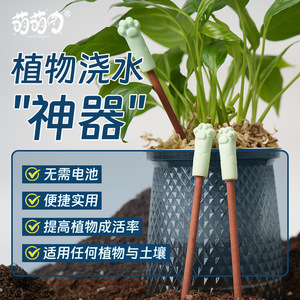 Humidimètre pour plantes d'intérieur et d'extérieur, outil d'arrosage automatique, aucune batterie requise - Product Image 1