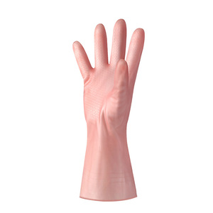 Gants de nettoyage ménager en PVC épaissi, caoutchouc latex, 32 cm, imperméables, pour cuisine et lessive, résistants à l'usure, durables - Product Image 1