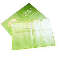 Carpeta de prescripción de PVC de plástico blando personalizada, soporte de prescripción de PVC, funda de prescripción