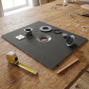 Kit <span class=keywords><strong>de</strong></span> receveur <span class=keywords><strong>de</strong></span> <span class=keywords><strong>douche</strong></span> XPS facile à installer, surface étanche pour carreaux en céramique et en porcelaine, drain linéaire avec système <span class=keywords><strong>de</strong></span> fixation simple et rapide - Product Image 2