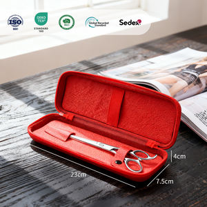 Estuche para Tijeras de Peluquería de EVA Personalizado al por Mayor, 23x7.5x4cm, de Alta Calidad, Resistente a Impactos, Color Rojo, para Estilistas - Product Image 2