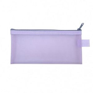 Estuche Creativo de Gran Capacidad para Lápices, Estampado, Simple, Fresco, Transparente, de Gasa, para Regalos Promocionales y Empresariales - Product Image 3