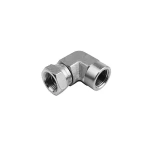 1502 China Factory Manufacture Hydraulic Fittings OEM NPT 90 Elbow Tube Fittings Carbon Steel Hydraulic Adapters