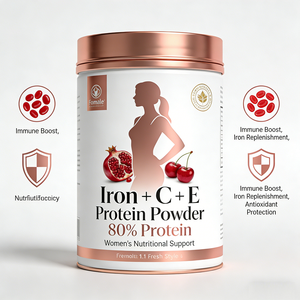 Pó de Proteína Vitamina C & E Mais Vendido, Proteína Dupla (Soja + <span class=keywords><strong>Whey</strong></span>) OEM, Patenteado, Solúvel em Água Fria e Aumenta a Imunidade - Product Image 1