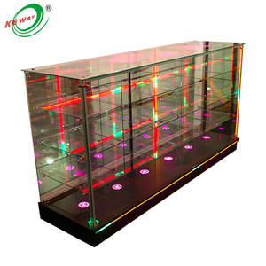 ארון תצוגה של אורות צבעוניים בהתאמה אישית עם זכוכית מחוסמת - Product Image 2