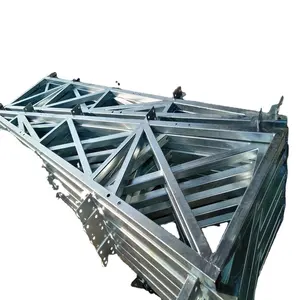Promotion $50 Off $500 customized hot dip galvanized mild steel deck frame