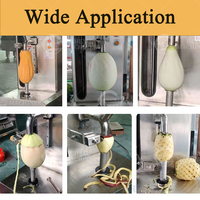 Automatische Ananas Dunschiller Elektrische Ananas Peeling Cutter Ananas Huid Schilmachine