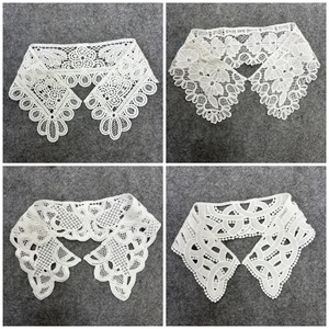 Nouveautés : dentelle blanche en soie de lait, broderie soluble à l'eau, pour robe et vêtements féminins, décorative - Product Image 2
