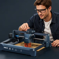 Máquina de Grabado Láser CNC de Diodo con Doble Cabezal Láser WAINLUX X2, Graba Metal, Madera, Cuero, Camisetas, Piedra, Vidrio, Goma