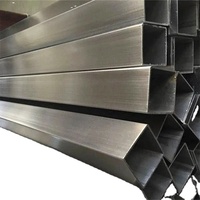 Tube rectangulaire en acier inoxydable sans soudure de haute qualité ASTM, grade 316L, tuyau carré en acier inoxydable pour la construction