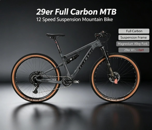 2026 NEU 12-Gang Vollcarbon-Federungsgestell 29er MTB Mountainbike mit Magnesiumlegierungs-Gabelmaterial - Product Image 1