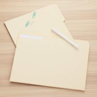 Format de lettre A4, papier rigide, Logo personnalisé, dossier de reçus, dossier, sac