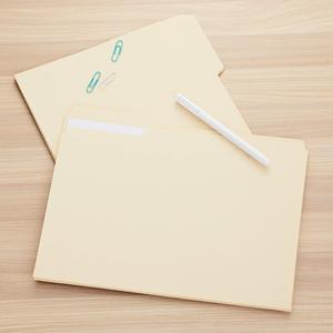 Letter Size A4 Hard Cover Paper Custom Logo Manila <strong>File</strong> Document Receipt Folder Folders Bag - Product Image 5