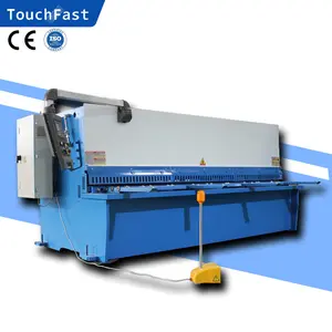 Touchfast QC11K QC12K-6 * 3200 awet otomatis CNC hidrolik mesin pemotong logam lembar mesin pemotong