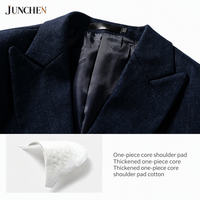 Costume homme sur mesure, deux pièces, veste et pantalon, style moderne pour le bureau