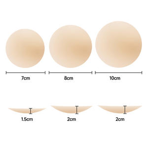 Empanadas mate impermeables <span class=keywords><strong>sin</strong></span> pegamento adhesivo silicona pecho Invisible cubierta de pezón <span class=keywords><strong>sin</strong></span> costuras con <span class=keywords><strong>ampolla</strong></span> transparente - Product Image 6
