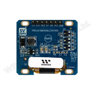 Pantalla OLED de Matriz Pasiva COG+PCB de 1.28 Pulgadas, 128x64, WEA012864L(SPI), Temperatura de Funcionamiento -40 ° C+80 ° Instrumento industrial C IC SH1106 - Product Image 5