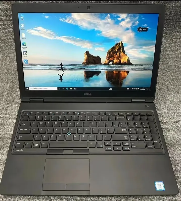 Pasokan grosir untuk Hp Latitude 5580 Laptop digunakan Win10 Core I7 generasi ke-7 15.6 inci penjahit Laptop bisnis portabel