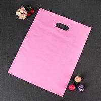 Sac fourre-tout à poche plate, recyclable et personnalisé, découpé à l'emporte-pièce Sac graphique pour vêtement Sacs d'emballage à provisions cosmétiques et cadeaux en plastique