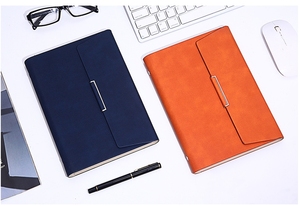 Reliure à ressort d'affaires cahier à feuilles mobiles papeterie de bureau livre de conférence A5 Logo personnalisé - Product Image 4