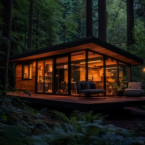 Nhanh chóng cài đặt một khung cabin ánh sáng Kết Cấu Thép khung - Product Image 2