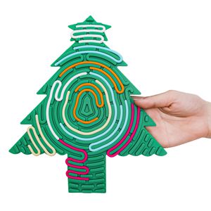 Tablero de actividades sensoriales de silicona KTL, juguete educativo con forma de árbol de Navidad para niños de 4 a 6 años, DIY, sin batería - Product Image 2