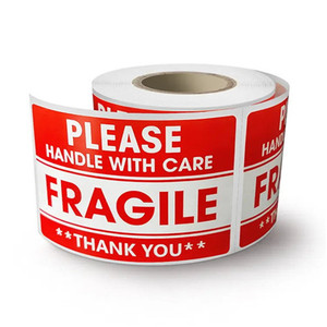 Venta al por mayor de lujo corrugado logotipo personalizado pegatina - Product Image 4