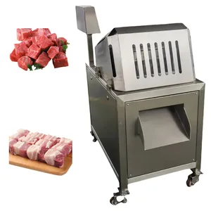 商用不锈钢全自动数控羊肉卷培根切片机切割冻肉切片机