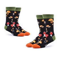 Chaussettes unisexes en coton mélangé de qualité supérieure, motif jacquard personnalisé, style tendance, logo personnalisé, cadeau, service OEM ODM