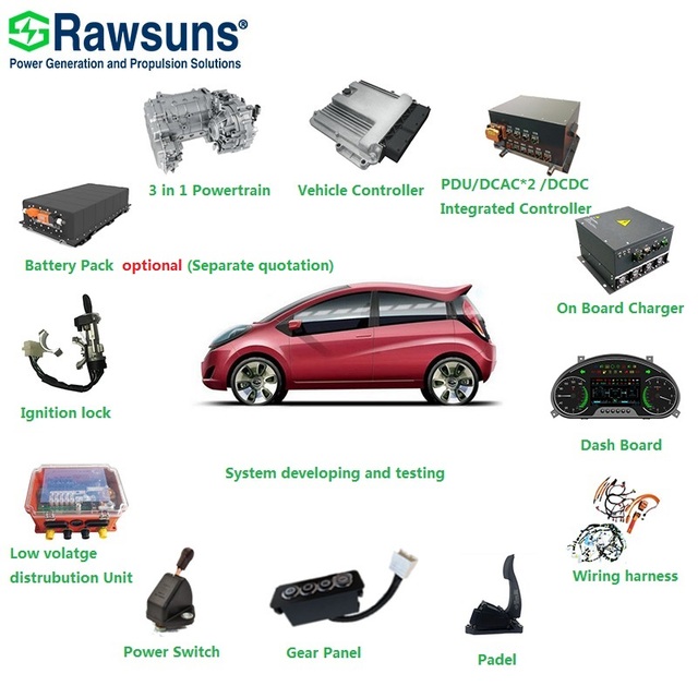 22kw 55kw Ev Motor Electrico R55-140 High Quality Electric Conversion Kit for Cars A0 Class SUV
