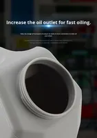 Zeyuan Kolay Kurulumlu Büyük 5.5 Galon (21 Litre) Plastik Kova Duş Başlığı Karavan Dış Mekan Kampı için Pratik Su Deposu