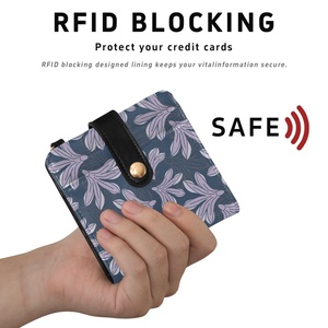 Hawaii Naupaka Flower Small <b>Rfid</b> Blocking Ladies Keychain <b>Wallet</b> Leather Zipper Card Case Credit Card Holder <b>Wallets</b> for Women - Product Image 4