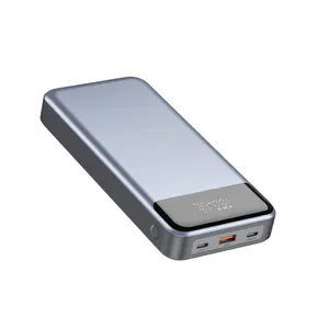 LKL 30000mAh High Capacity Laptop Portable Charger 130W Power Bank Fast Charging Battery Pack With Smart Digital Display