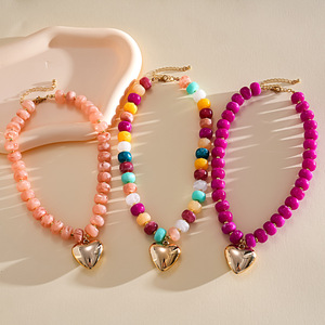 Collier ras du cou plissé en métal avec sequins et pampilles, style européen et américain, pour femme, bijou fantaisie haut de gamme exagéré - Product Image 4