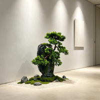 Bonsaï artificiel en pin vert de haute qualité, très demandé, styles variés modernes, écologique, pour salon, hall d'hôtel, ambiance zen
