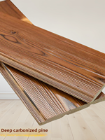 Panneau mural et de plafond rectangulaire en bois massif de pin, sans peinture, pour sauna, intérieur, loft et maison en bois