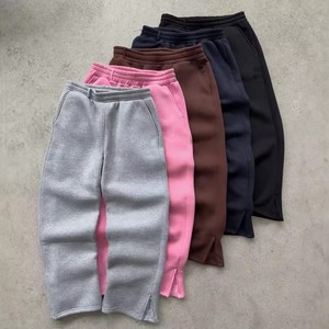 <span class=keywords><strong>Pantaloni</strong></span> Casual da <span class=keywords><strong>Uomo</strong></span> Rosa Tinta Unita, Design Largo in Puro Cotone con Logo Ricamato, Joggers Comodi per <span class=keywords><strong>Uomo</strong></span> - Product Image 1