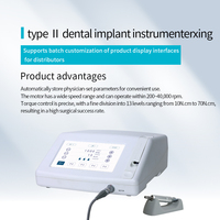 Micromoteur dentaire Sanxi à écran tactile de haute qualité pour implantation dentaire, extraction et préparation des dents