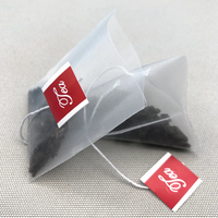Meilleur prix, qualité alimentaire, logo personnalisé, sachet de thé en nylon thermoscellable de haute qualité avec cordon pour l'emballage des feuilles de thé