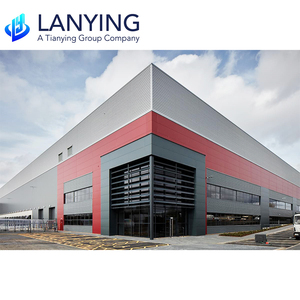 Chất lượng tốt đúc sẵn nhà kho prefab hội thảo kết cấu thép nhà chứa máy bay xây dựng cho 4S xe showroom - Product Image 5