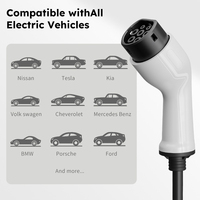 Nuevo Cargador de Vehículos Eléctricos de CA de 7kW 11kW 22kW, Wallbox Tipo 2, OCPP1.6J, Estación de Carga Doméstica, GBT, NACS, CHAdeMO, Tipo 2