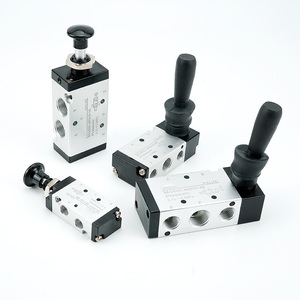 Hai katup kinerja Airtac tipe 4R210-08/10 3/<span class=keywords><strong>2</strong></span> NC katup Solenoid pneumatik regulasi aliran kontrol tarik tangan - Product Image 1